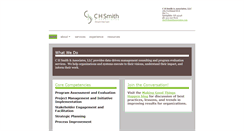 Desktop Screenshot of chsmithassociates.com